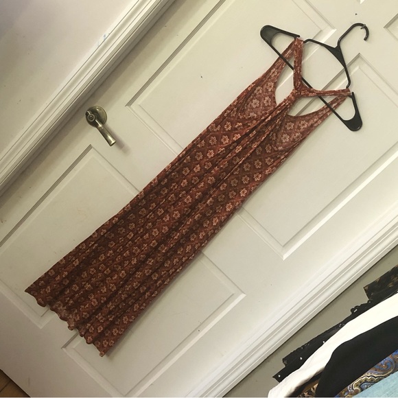 Racer back soft autumnal maxi skirt - Picture 3 of 4